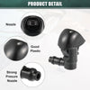 Honda Odyssey 2 x Windshield Wiper Washer Nozzles (2011-2013)