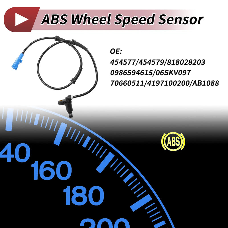 PEUGEOT 206 ABS Wheel Speed Sensor (2000-2010)