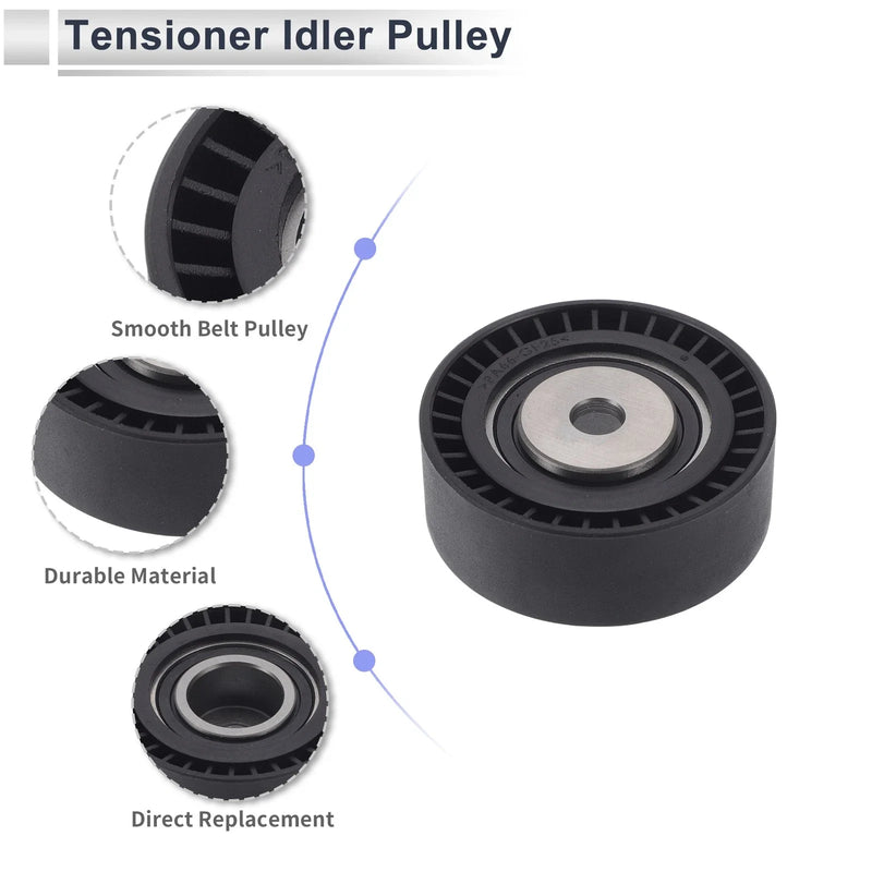 BMW Series 3 (1994-2006) Black 1 Pcs Drive Belt Idler Pulley