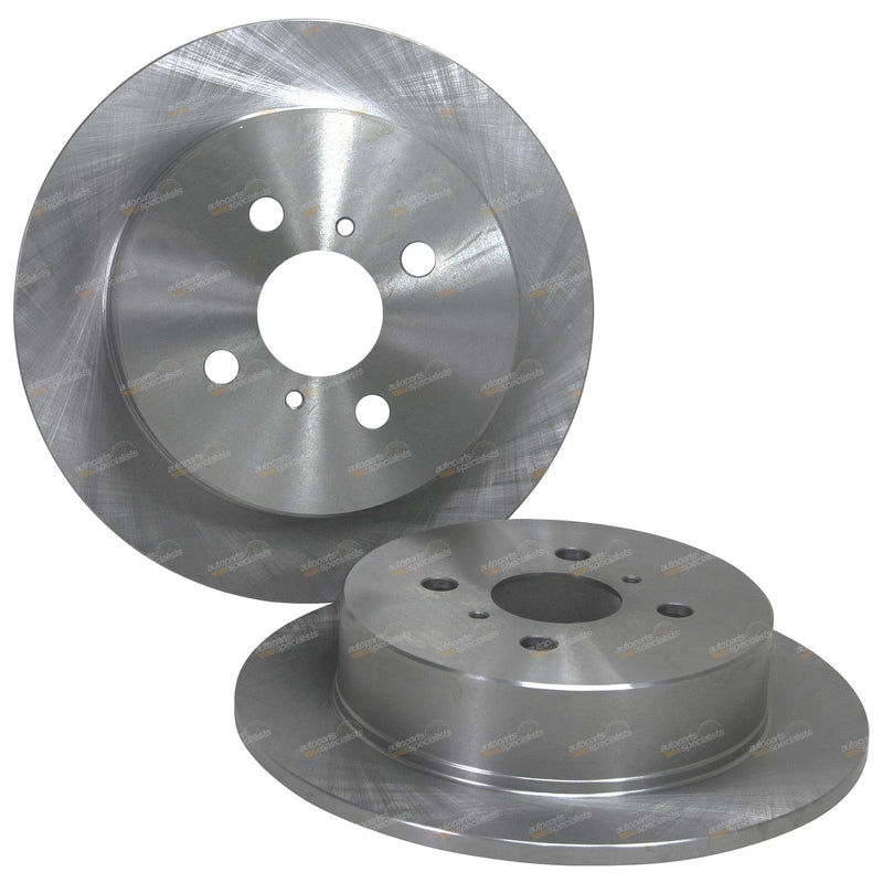 Toyota Corolla AE102 AE111 AE112 2 x Rear Disc Brake Rotors (1995–2001)