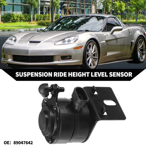 Chevrolet Front Left Black Suspension Ride Height Level Sensor