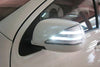Mitsubishi L200 Triton Pajero Sport Black LED Mirror Covers (2008-2023)