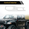 Jeep Wrangler JL JLU (2018-2024) White 4WD Gear Shift Panel Cover Trim