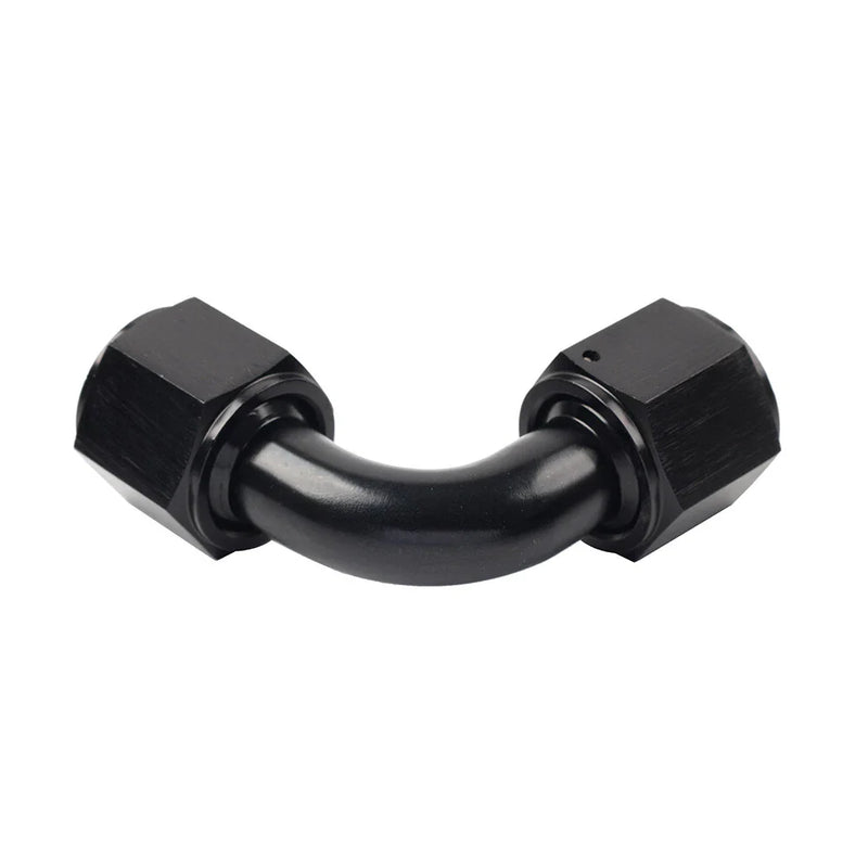 90 Degree 10AN Female to Female Swivel Coupler Fitting Adapter Connector