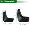 Hyundai Genesis GV80 2021-2023 with Mounts Mud Flaps Splash Guards