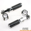 Honda Harley Dyna 1 1/4" Engine Crash Bar Foot Pegs
