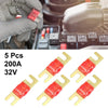 Car, Truck, Motorcycle, Boat, Audio CDs 5 x 200A AFS Mini ANL Fuses