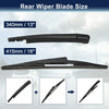 Ford Expedition, Lincoln Navigator Rear Windshield Wiper Blade Arm Set