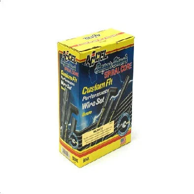 Car Model Accel V8 8mm Spiral Core Ignition Leads