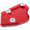 BMW K1600GT / 1600GTL Red Kickstand Side Stand Enlarger Foot Plate (2011-2015)