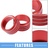 Toyota Tundra Red 4WD Switch Knob Cover Ring (Set of 3)