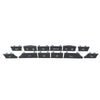 BMW 5 6 7 Series F01 F12 12 Button Key Caps (2008-2017)