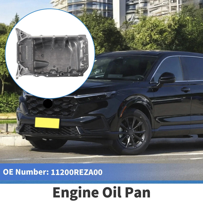 Honda CR-V 2010-2011 Aluminum Alloy Silver Tone Engine Oil Pan