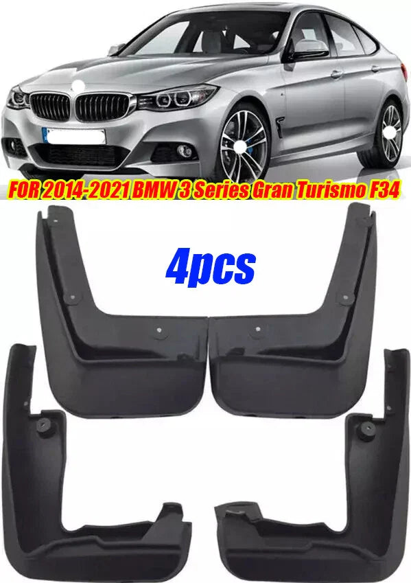 BMW 3 Series Gran Turismo Set Splash Guards Mud Flaps Fender (2014–2021)