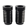 Harley Tour Road Street Tri Glide FLHR Black Retro Fork Boot Slider Covers (2009-2023)