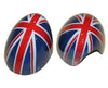 MINI Cooper F54 F55 (2014-2019) 2 x Red Blue Union Mirror Covers