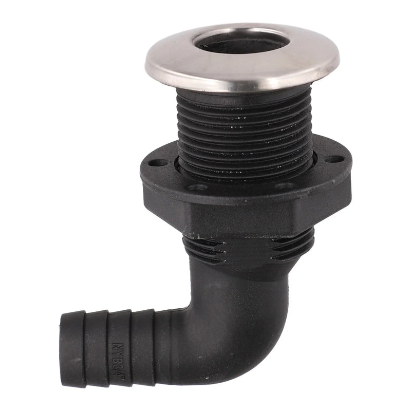 Boat 1 x Bilge Pump Fitting 33MM Bilge Thru Elbow Hull Fitting