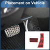 Honda Civic (2006-2009) Red Foot Accelerator Pedal Covers