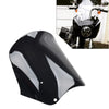 Harley Dyna Low Rider Fat Street Bob 15" Black Windshield (2006-2017)