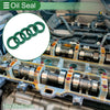 Vehicle Oil Seal 5 Pcs 16x22x6mm Rotary Shaft Seal TPU High Pressure Green