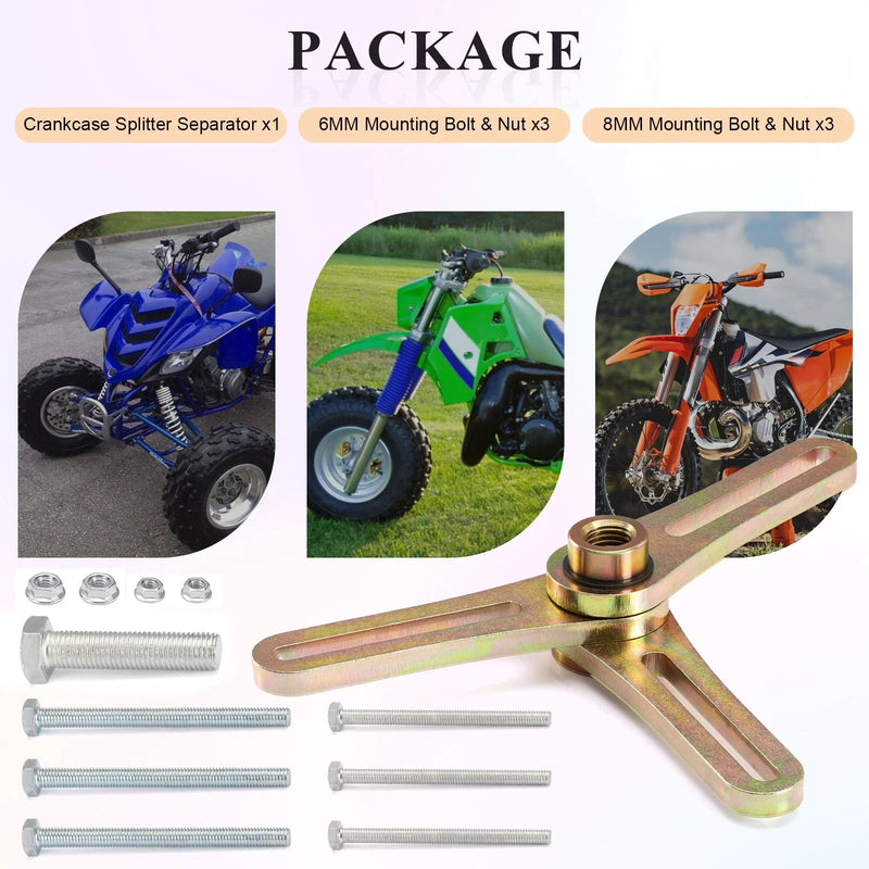 Dirt Bike / ATV Steel Adjustable Crank Case Splitter & Puller Tool