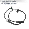 Chevrolet Avalanche Front Left / Right ABS Wheel Speed Sensor (2007-2013)