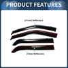Ford Explorer Window Deflectors 1 Set (2011)