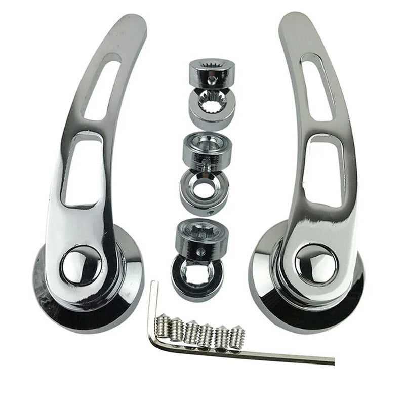 Chevy Buick Ford Chrysler Dodge 4 x Door Handle Kit Aluminum Chrome