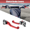 Honda CRF250R CRF450R (2007-2020) Red Motorcycle Brake Clutch Levers 2 x