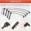 Hyundai Elantra 4 Pcs Spark Plug Wire Ignition Coil Cable (2001-2006)