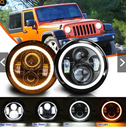 Nissan Patrol MQ GQ Y60 Maverick 7" LED Headlights