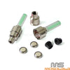 Motorcycle Green LED Flash Neon Lamp Wheel Tire Rim Valve Caps
