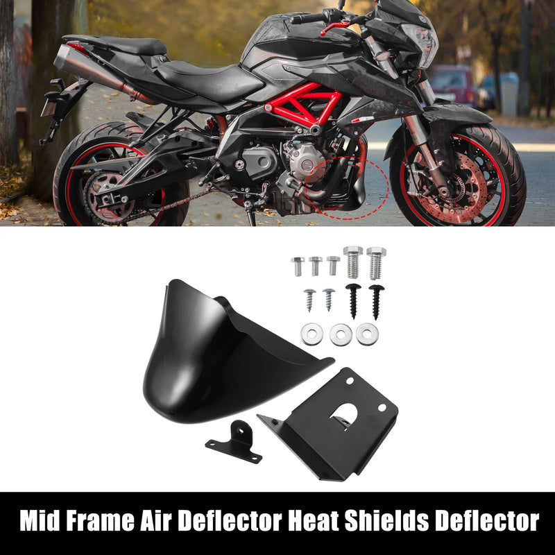 Harley Davidson Gloss Black 1 Set Lower Spoiler Chin Fairing