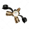 Various Models LPG Bottle Dual Outlet Adapter "Y" with Gas Level Gauge
