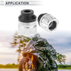 Motorcycle 14mm Aluminum Alloy Motorcycle Slider Frame Silver Tone