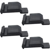 Benz W123 240D 280E 300D 4 Pcs Door Lock Striker (1976-1985)