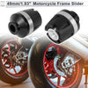 14mm Aluminum Alloy Motorcycle Slider Frame 2 x