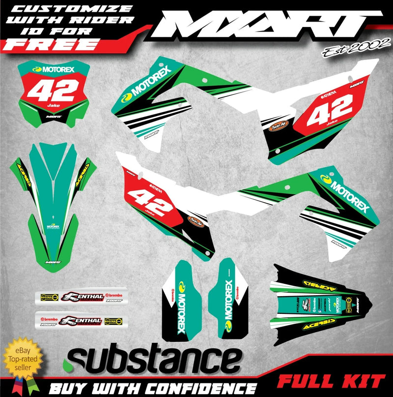 KX 450F Kawasaki KXF 450 Graphics Stickers (2019-2021)