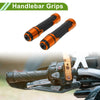 Make Model Grips 7/8 22mm Motorcycle Hand Grips Cover Aluminum Orange