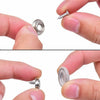 2 x Ceiling Car Roof Buckle Gray Push Pins