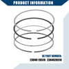 Hyundai Tucson 2.4L L4 Piston Ring Set (2014-2015)