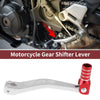 Yamaha TTR 50cc Siver Tone Red Folding Motorcycle Gear Shifter Levers