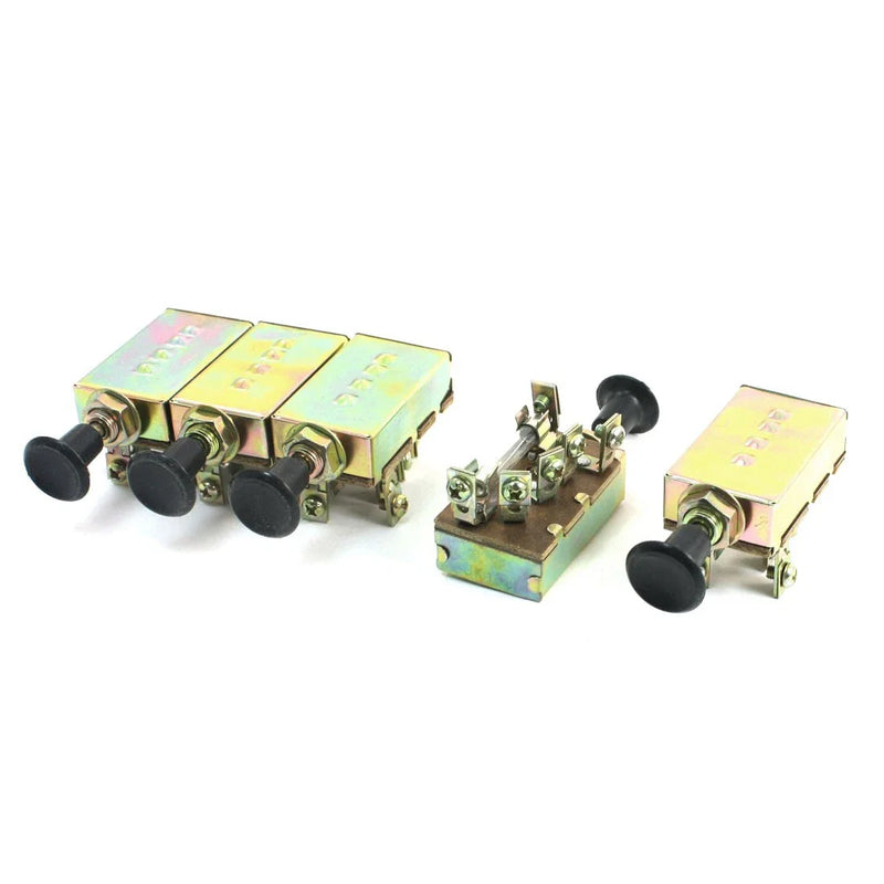 Car Motorcycle Pull Push 3 Position Headlight Switch 5 x