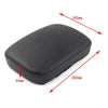 Harley Bobber Chopper Rear Passenger Pillion Pad Seat with 6 Suction Cups