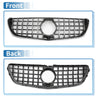 Mercedes-Benz V-Class W477A (2020-2024) Black Front Upper Bumper Grille