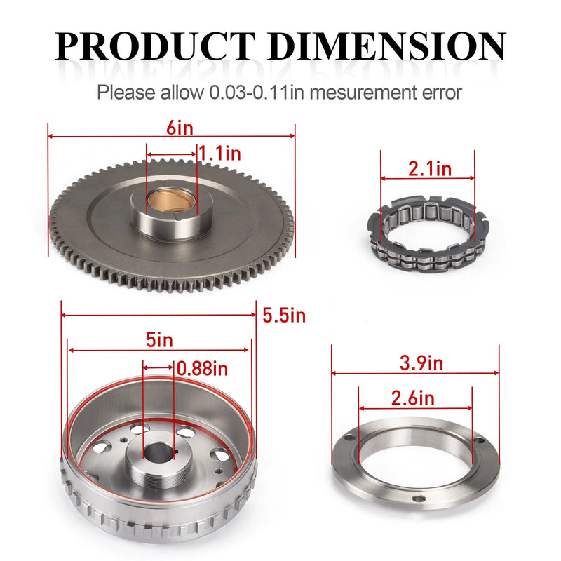 Polaris RZR 1000 Starter Clutch Idler Gear Kit (All Editions 2015-2024)