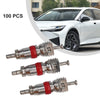 Car Tire Valve Zinc Alloy Valve Core 100-Pack