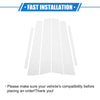 Honda Accord Sedan 6 x Pillar Post Window Trim Covers (2008-2012)
