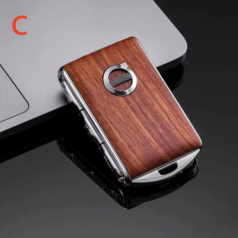 Volvo S60 S90 XC40 XC60 XC90 V60 Wood Remote Control Case Fob Shell Cover