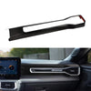 Ford Mustang 2024+ Dry Carbon Fiber Console Dash Vent Door Panel Cover Kit